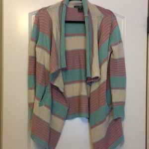 Love Stitch striped cardigan